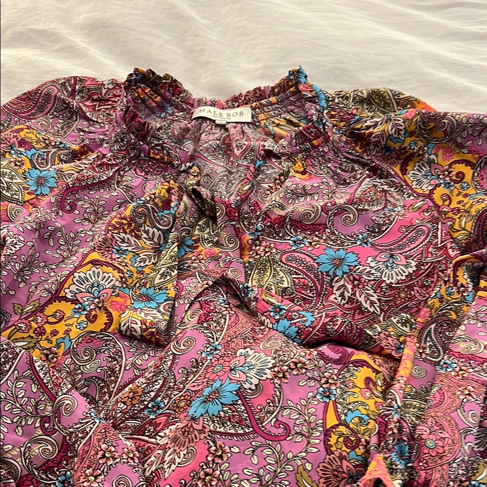 Hale Bob Multicolor Paisley Top